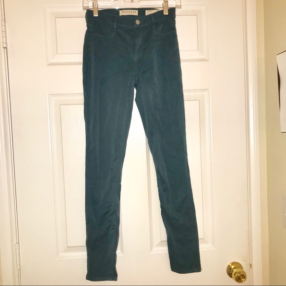 Bullhead Pants - Bullhead Teal Skinny Pants 26
